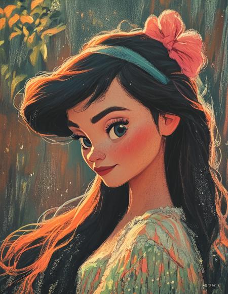 01_DPM++ 2M_ariel _ disney_ ncpy13 style pastels drawing lora.png